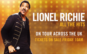 Lionel Richie UK Tour Banner