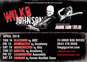 Wilko Johnson and Joanne Shaw Taylor Tour Dates