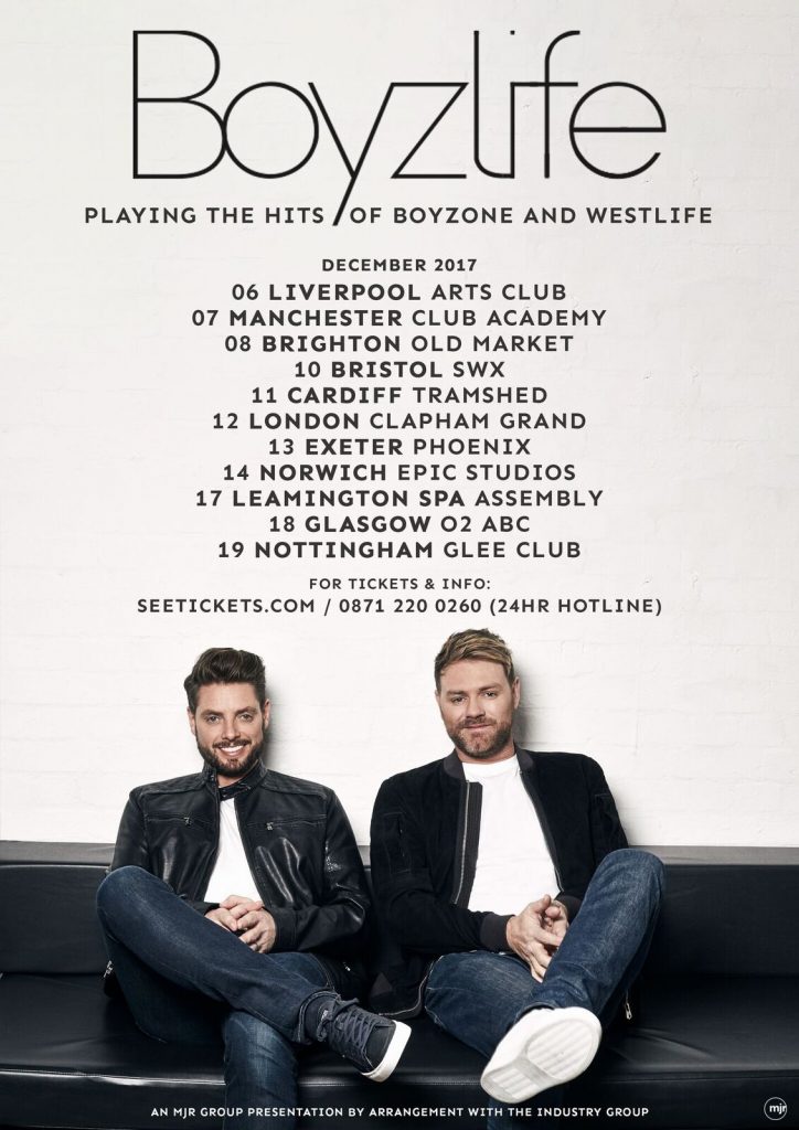 Boyzlife Announces December 2017 Christmas Tour