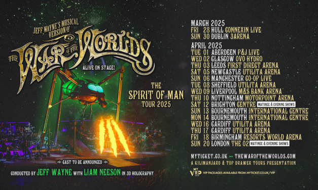 Jeff Wayne’s The War of The Worlds 2025 UK & Ireland Arena Tour Announced