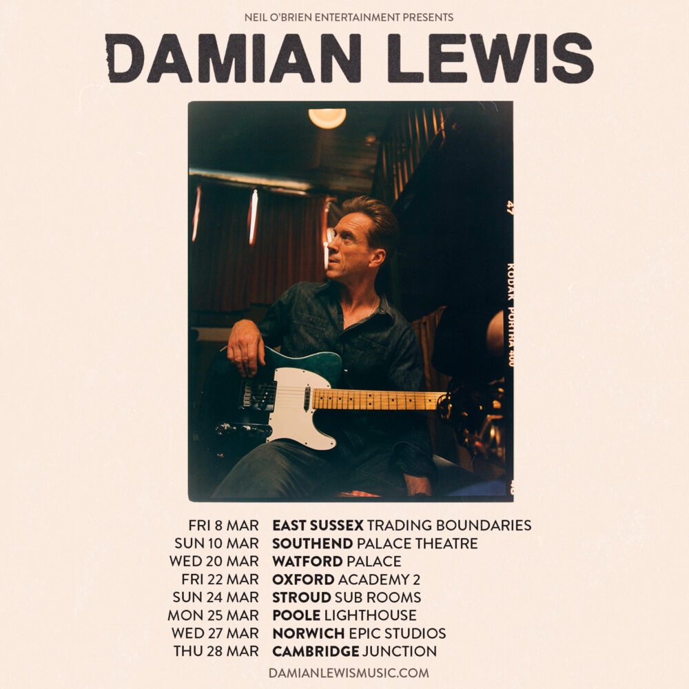 Damian Lewis tour poster (1x1) Damian Lewis