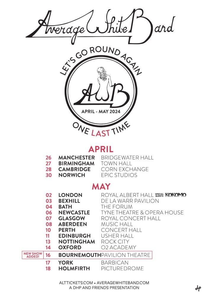 tour poster Average White Band