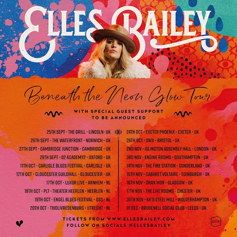 Elles Bailey 2024 UK Tour Poster Elles Bailey