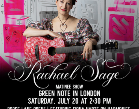 Rachael Sage To Perform July 2024 London Matinee Show