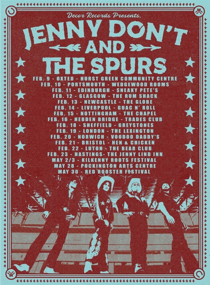 Jenny Don't And The Spurs 2025 Poster Jenny Don't And The Spurs