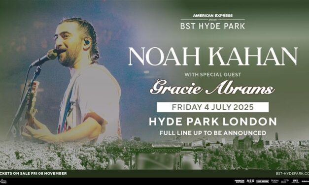 American Express presents BST Hyde Park 2025 Announces Fourth Headliner – Noah Kahan