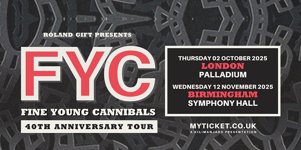 fyc tour artwork Fine Young Cannibals