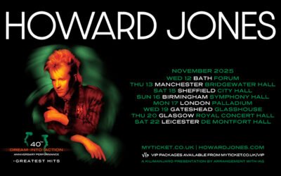Howard Jones Announces 40th Anniversary UK Tour