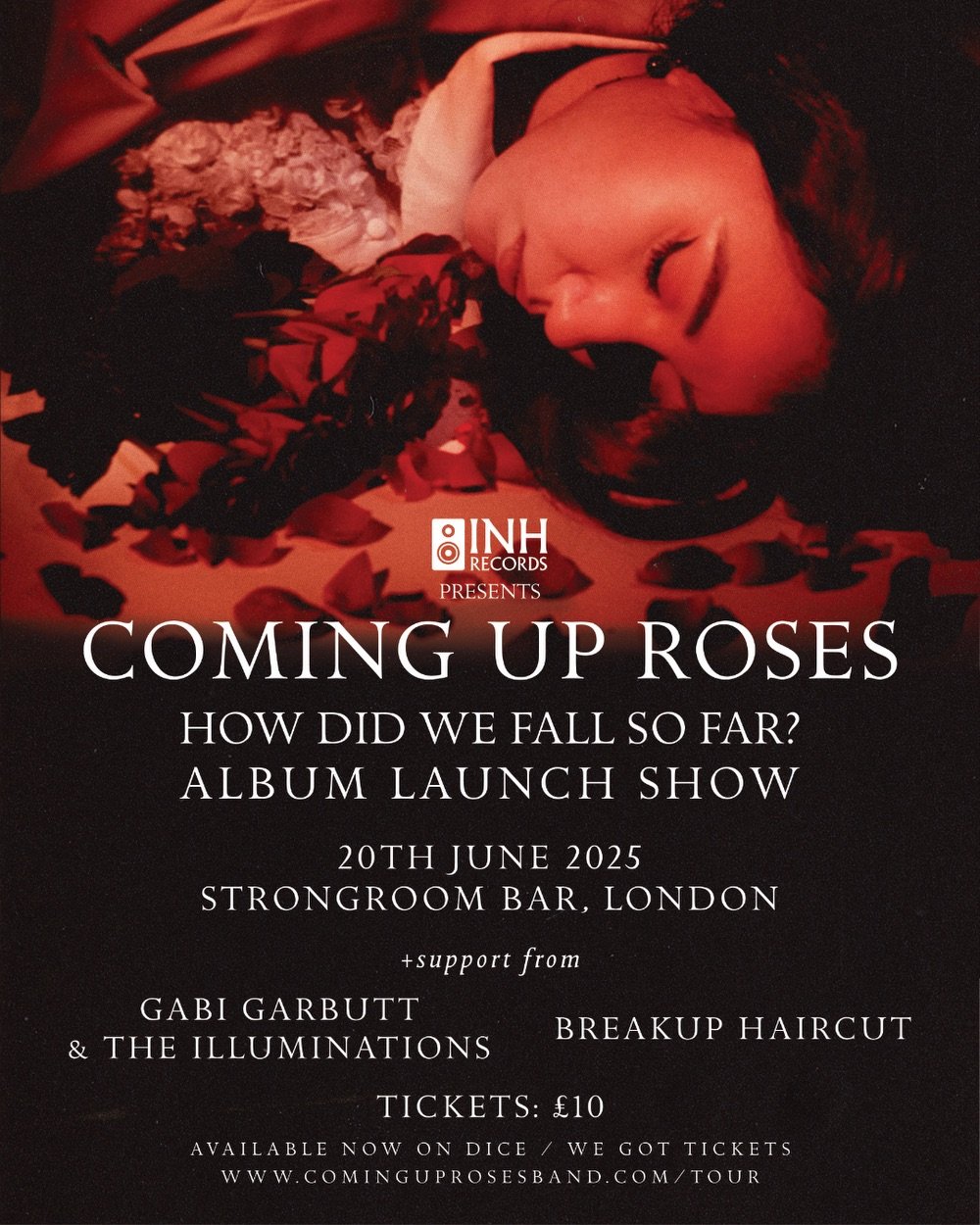 Coming UP Roses Album Launch Poster Coming Up Roses