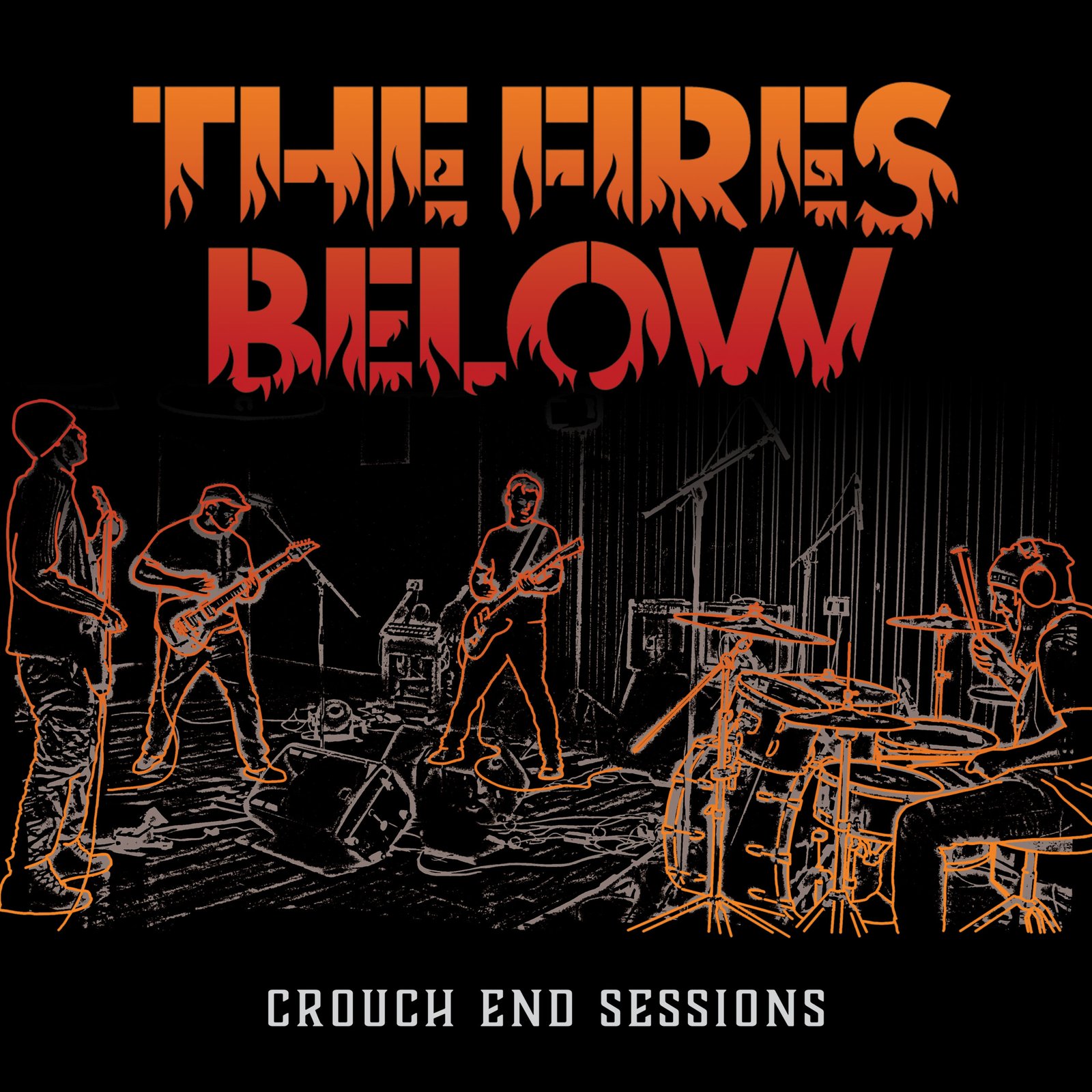 The Fires Below - Crouch End Sessions - EP ARTWORK The Fires Below