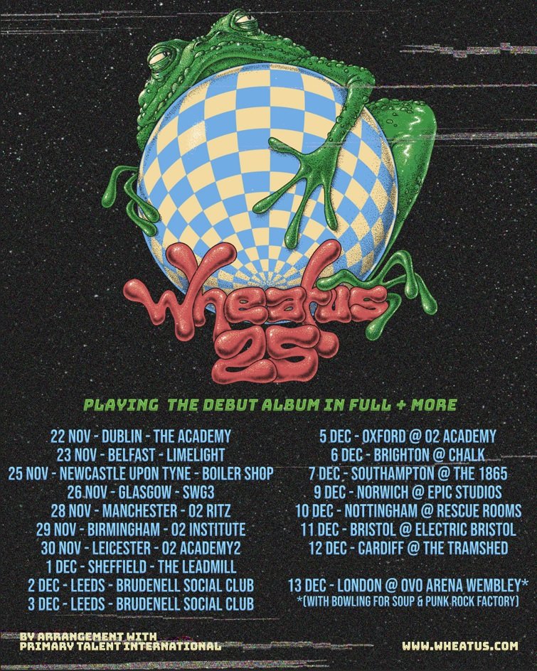Wheatus 25 UK&IrishTour Poster Howard Jones