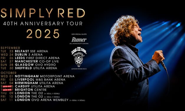 Rumer Announced As Special Guest For Simply Red 40th Anniversary 2025 UK Arena Tour