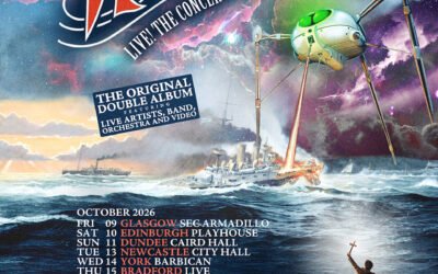 Jeff Wayne’s Musical Version of The War of The Worlds LIVE! THE CONCERT EXPERIENCE – 2026 UK Tour Announced