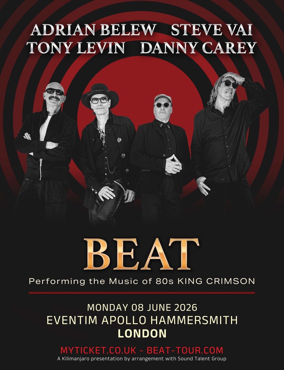 Beat Live One Off Live London Performance from BEAT – Performing the Music of 80s ...