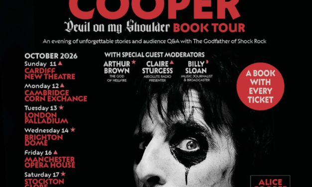 Alice Cooper October 2026 Book Tour Special Hosts Announcement