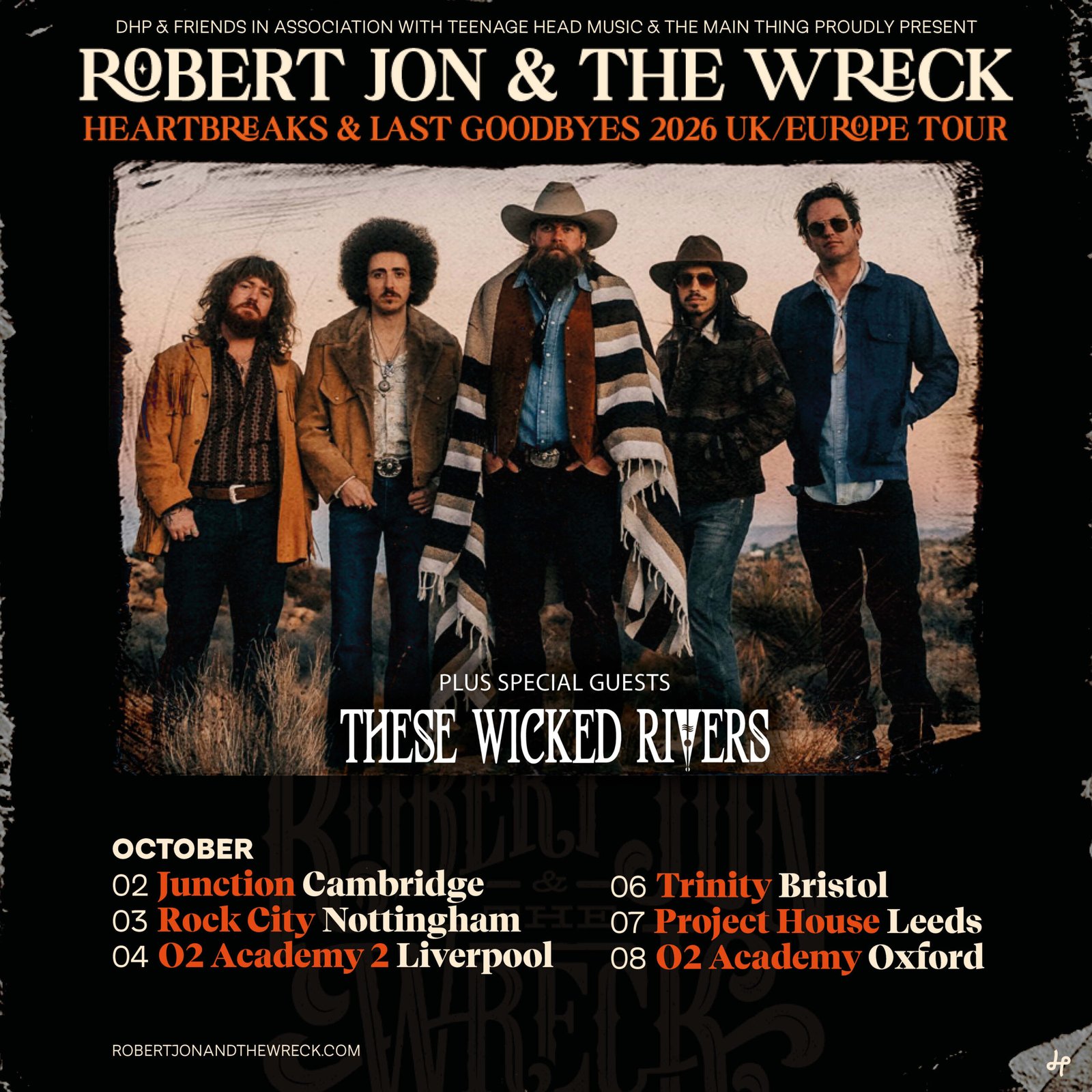 Robert Jon & The Wreck_2026 OCTOBER_full tour SQ These Wicked Rivers