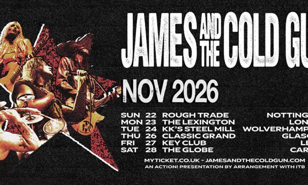 James & The Cold Gun Announce November 2026 UK Tour