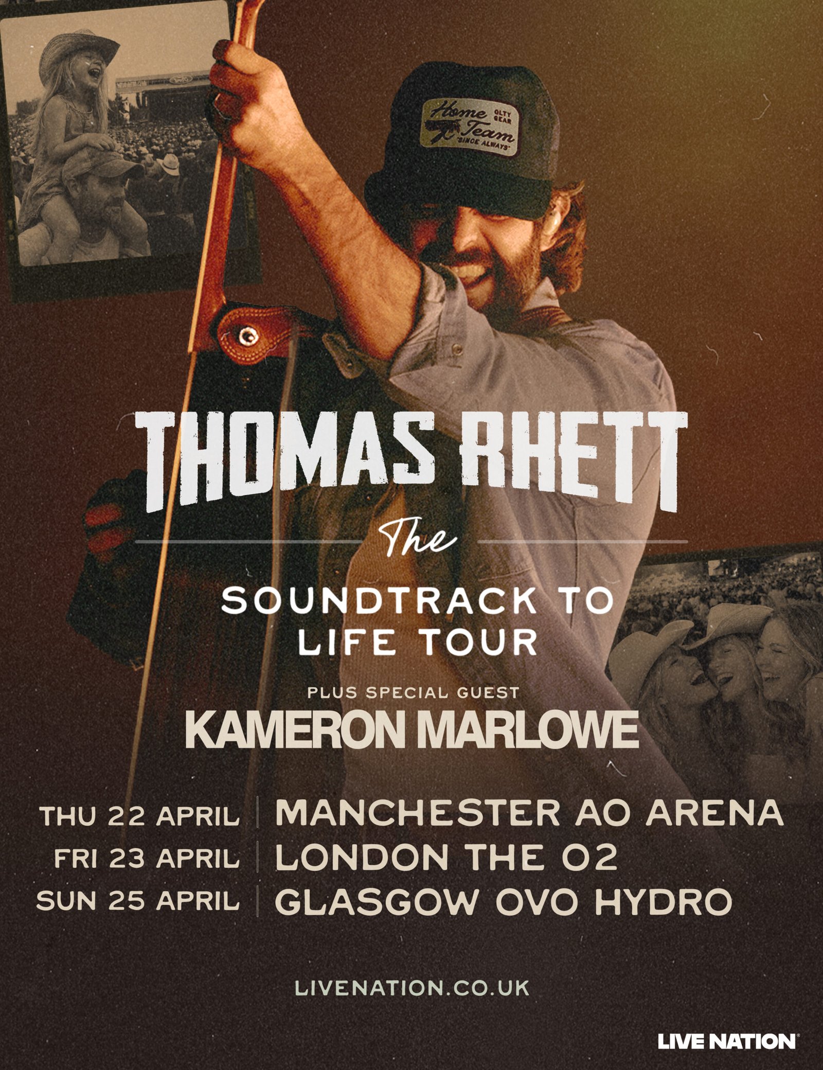Thomas Rhett 2027 UK Tour Poster Thomas Rhett